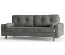 Диваны с ящиком для белья, Диван-кровать Belfast, независимый пружинный блок, велюр