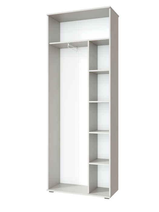 Шкафы двухстворчатые, Шкаф для одежды Эмилия ЭЛ-13К комбинированный