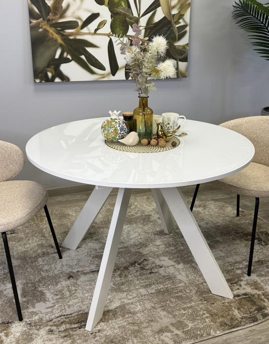 Обеденные столы, Стол Kenner RL1100s раздвижной, стекло