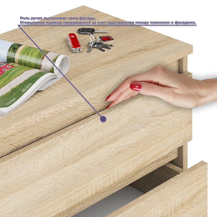Домашние кабинеты, Стол компьютерный Мори МС-6 правый с полкой для книг и шкаф-комодом двери и два ящика