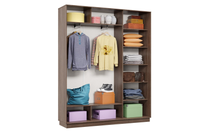 Шкаф-купе Премьер 23 (14;14;14) трёхдверный