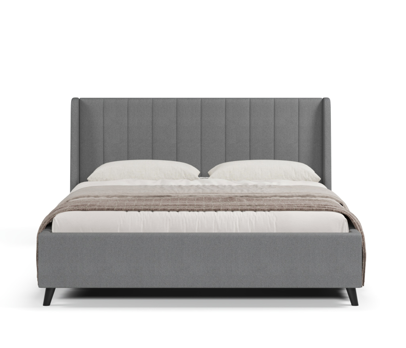 Мягкая кровать, Кровать Милла 180, велюр