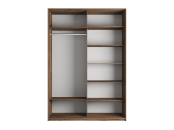 Шкаф-купе Прайм 2х дверный Белый Глянец 140х57х230