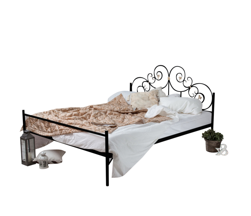 Кованые кровати, Кованая кровать Афина 1.8 с одной спинкой