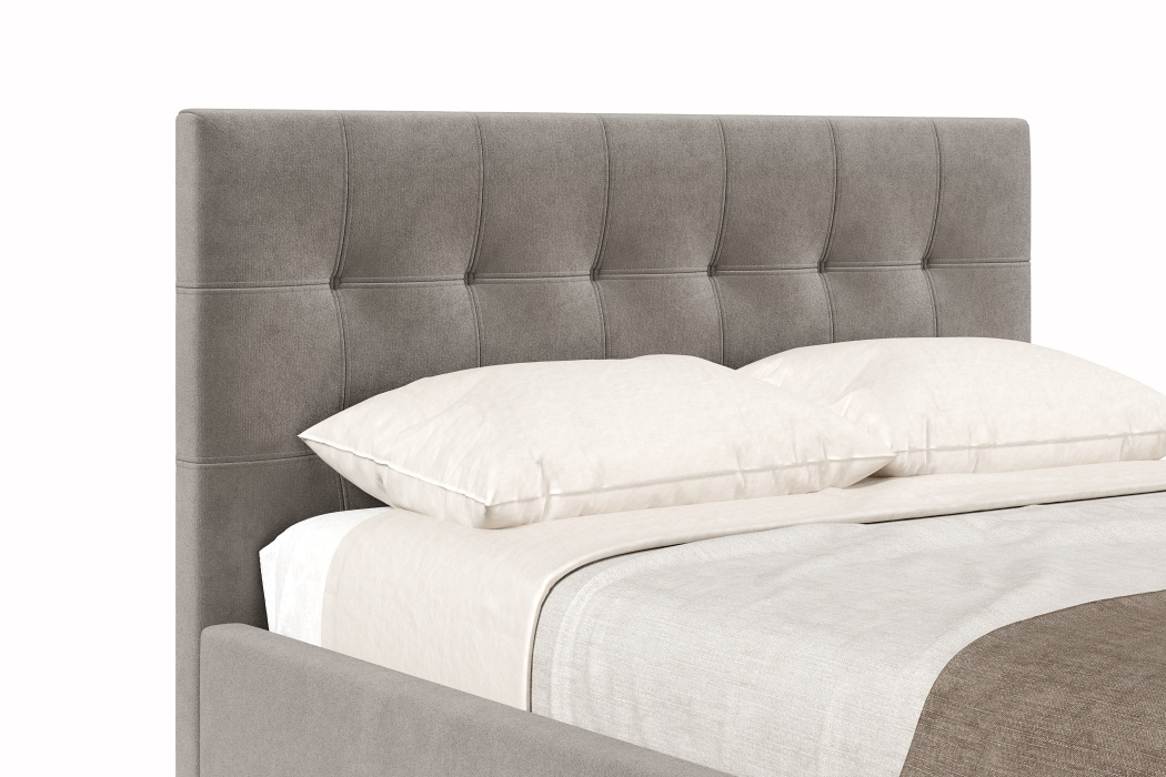 Мягкая кровать, Кровать Турин 1200 с подъёмным механизмом, велюр