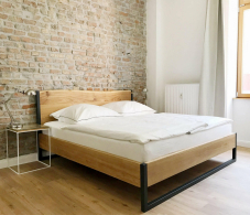 Кровати 140 см, Кровать в стиле лофт Ардено 1.4