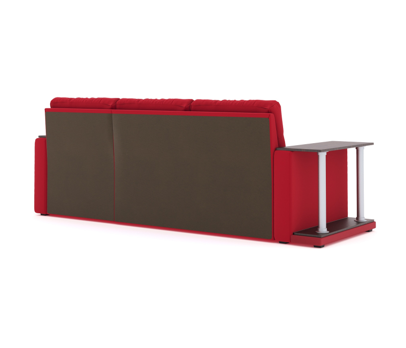 Диваны угловые, Угловой диван Атланта 140х200, Велюр бинго, ППУ, Дельфин