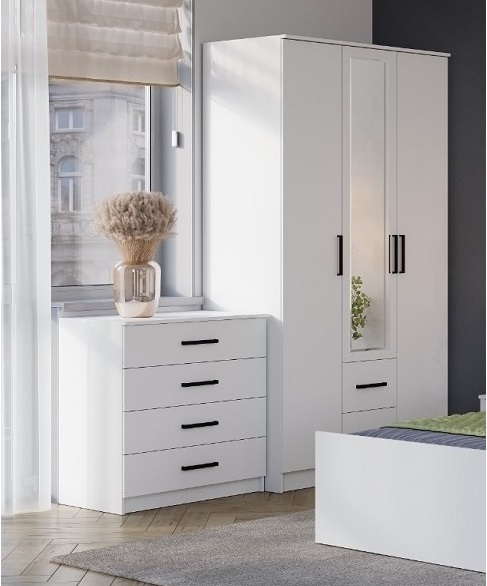 Шкафы распашные, Шкаф 3-х створчатый Фьюжн ШК-09