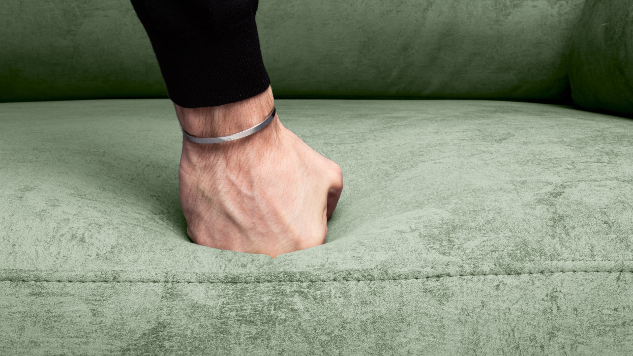 Диваны угловые в гостиную, Диван угловой Trump, велюр