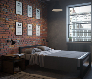Кровать в стиле лофт Ричмонд 0.9