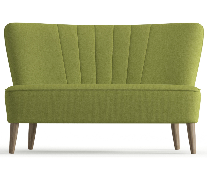 Дизайнерские диваны для гостиной, Диван прямой Зола, Рогожка