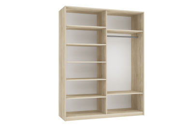 Шкаф Прайм дуо ДСП/ДСП 2300 x 1600 x 570