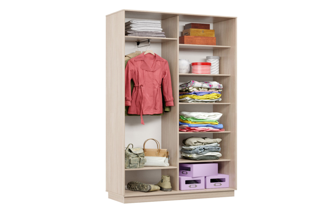 Шкафы-купе, Шкаф-купе Премьер Лайт 01 (02;02) двухдверный