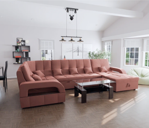 Модульный диван Майами-4,микровелюр,антивандальная ткань,венеция