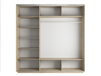 Шкаф-купе Экспресс 3-х дверный Фотопечать Квадрат Стекла 180х60х240