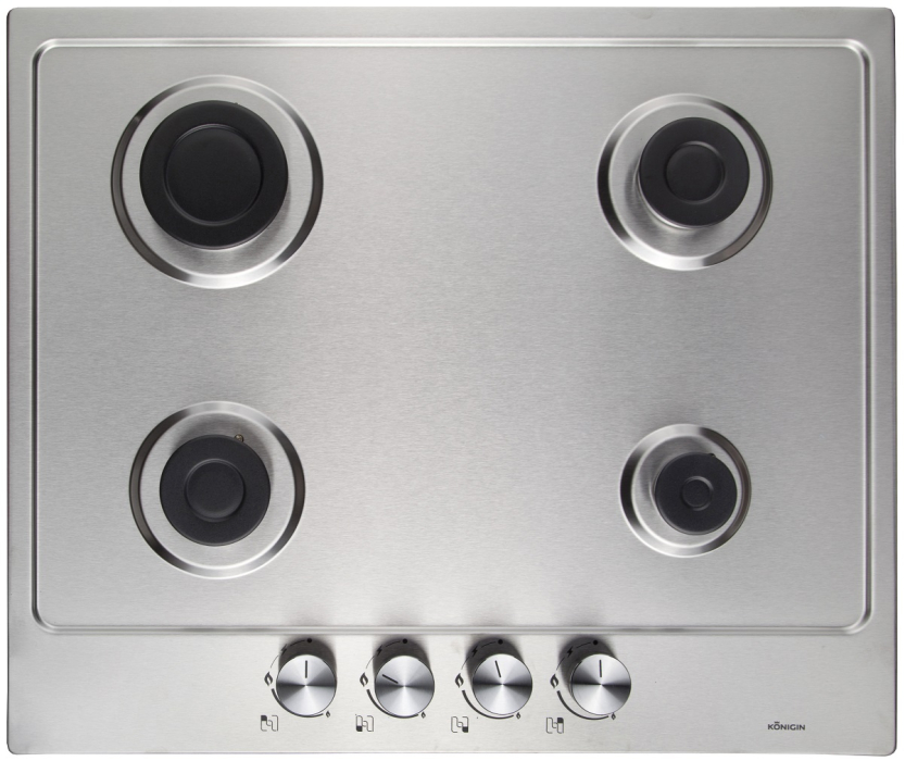 Встраиваемые варочные панели, Газовая варочная панель Konigin Spark 604 IXE