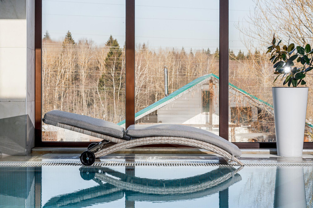 Шезлонги, Шезлонг AGATA бежевый с матрасом