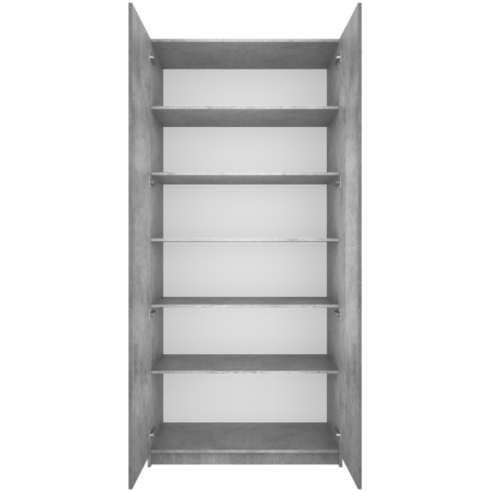 Шкафы двухстворчатые, Шкаф распашной Локер 2-х дверный с полками