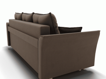 Прямой диван Пандора,еврокнижка,велюр