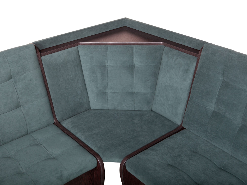 Кухонные уголки, Кухонный уголок Стиль 1Л (со столом СТ3) Дуб венге / велюр