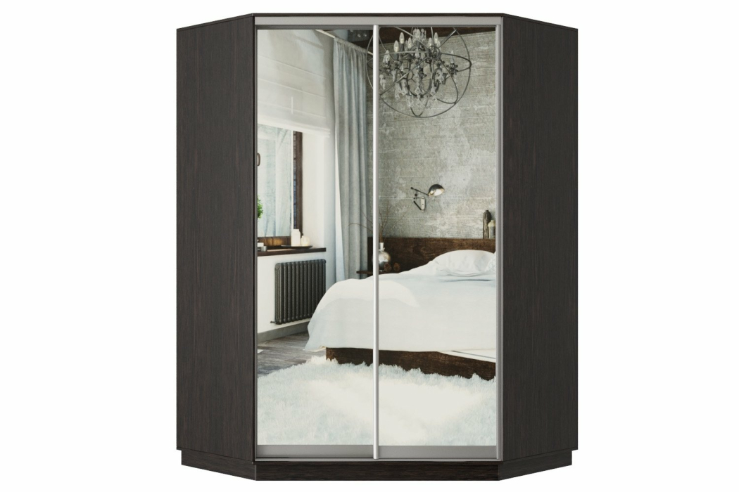 Шкафы-купе, Угловой шкаф-купе Премьер 71 Венге