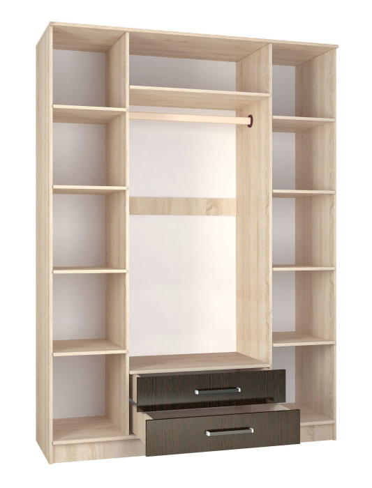 Шкафы распашные, Шкаф 4-х створчатый Лирика