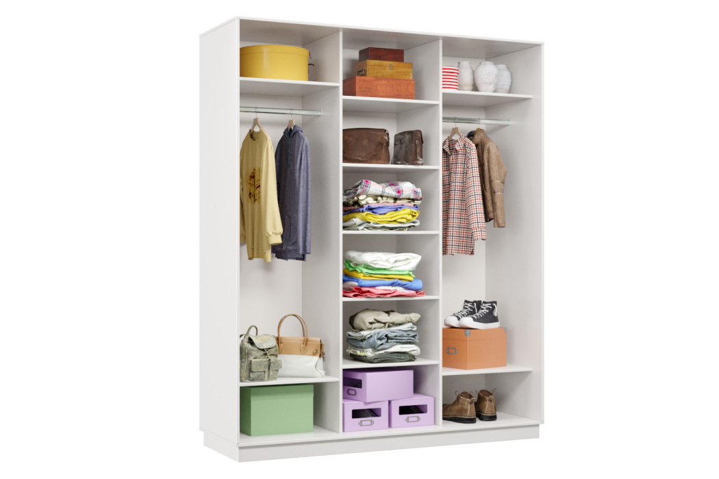 Шкафы-купе 3-х дверные, Шкаф-купе Премьер Лайт 28 (01;01;01) трехдверный