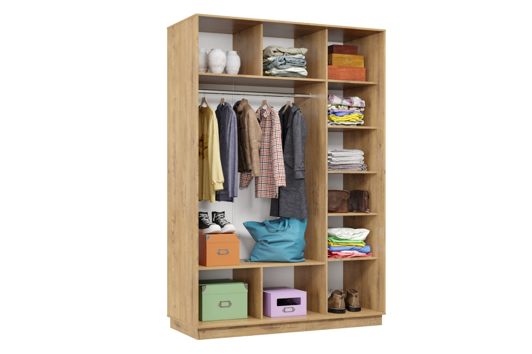 Шкафы-купе 2-х дверные, Шкаф-купе Премьер 10 двухдверный фасады Медиум, вставка бронза