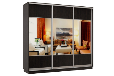 Шкаф-купе Премьер Лайт 53 (05;05;05) трехдверный