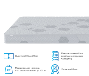 Столлайн / Матрас Сити-Альмерия 1200х2000