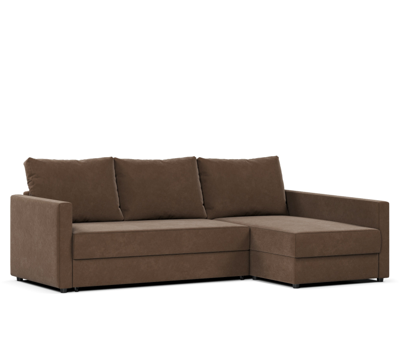 Диваны угловые, Диван угловой Фрисби дельфин, велюр