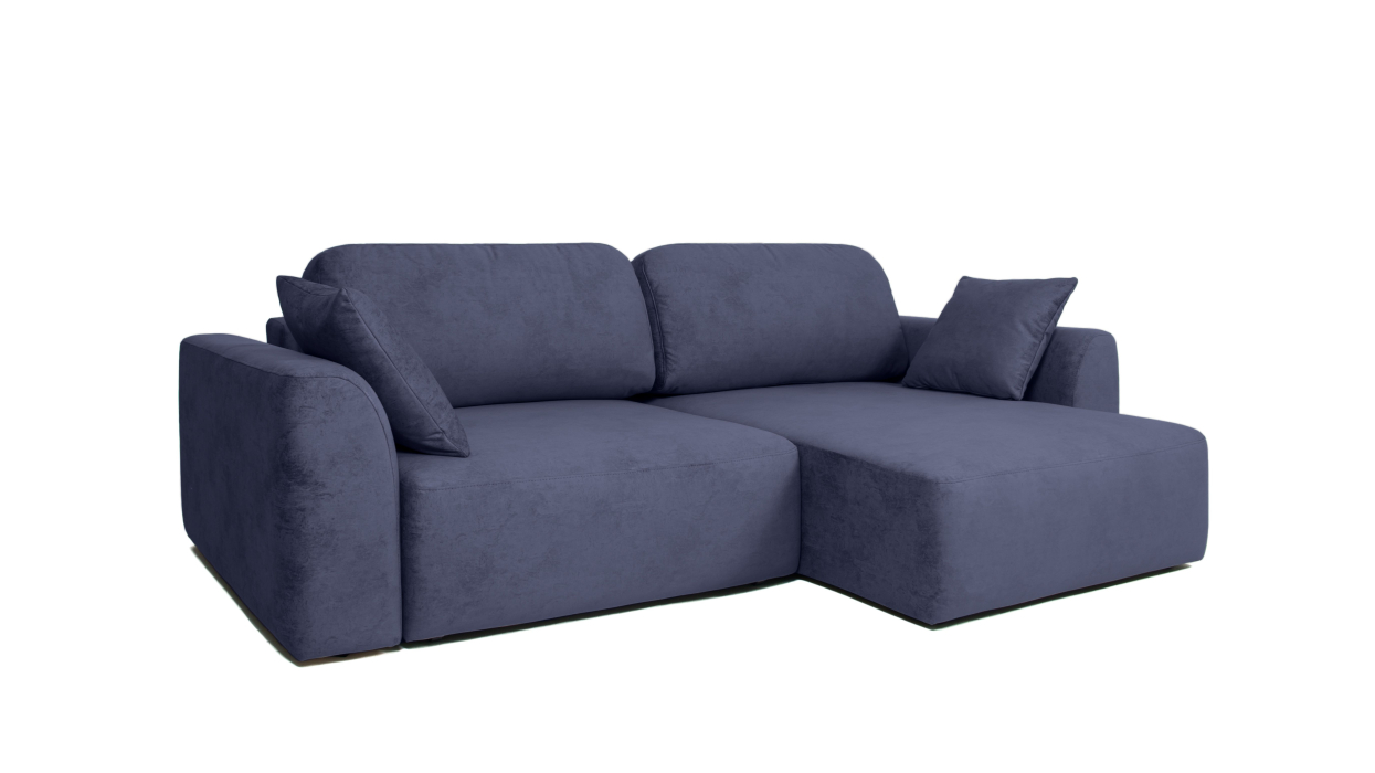 Диваны угловые в гостиную, Диван угловой Trump mini, велюр