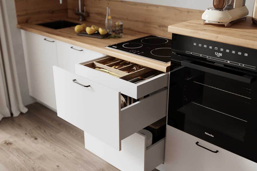 Кухонные гарнитуры, Кухонный гарнитур 1650 ПВХ,   Лизет РМ в.3