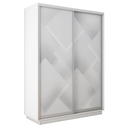 Шкаф-купе Экспресс 2-х дверный Фотопечать Квадрат Стекла 160х45х240