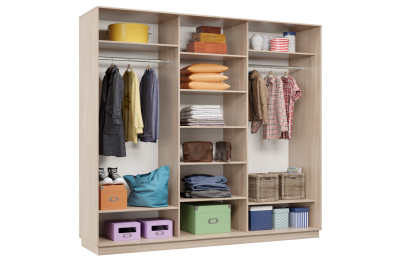 Шкаф-купе Премьер Лайт 54 (11;08;11) трехдверный