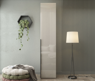 Шкаф 1-дверный с полками, 45 см Люкс