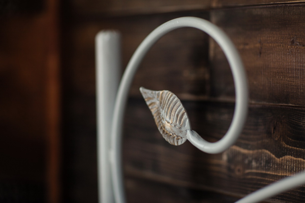 Двуспальные, Кованая кровать Виктория 1.4 с одной спинкой