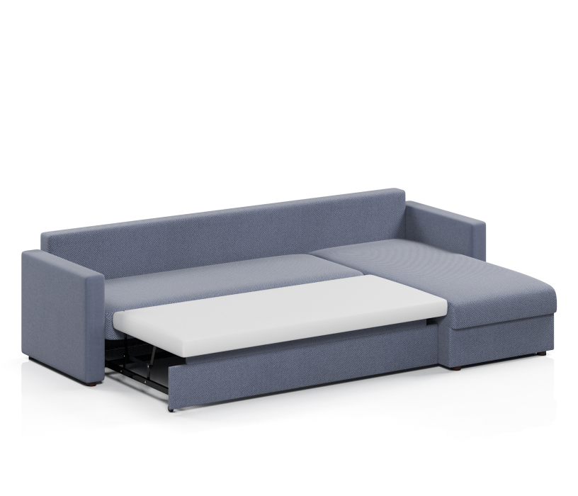 Диваны угловые, Диван-кровать угловой Дублин дельфин,велюр