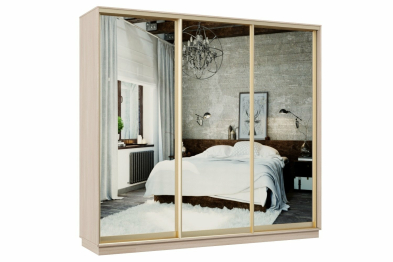 Шкаф-купе Премьер 53 Ясень шимо светлый