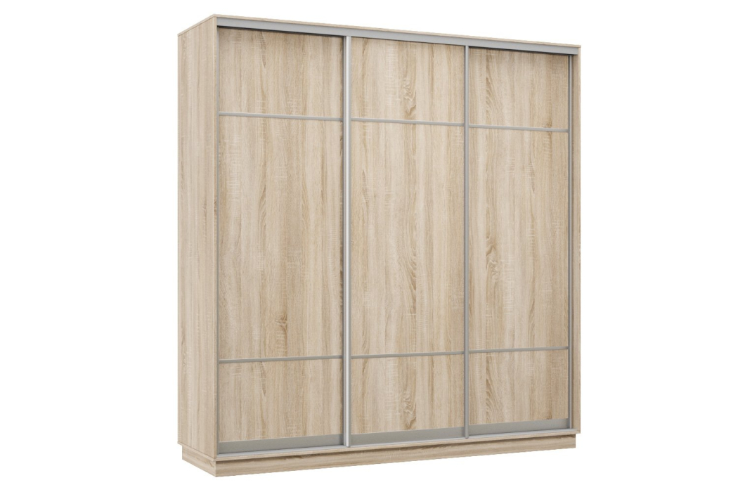 Шкафы-купе 3-х дверные, Шкаф-купе Премьер Лайт 64 (08;08;08) трехдверный