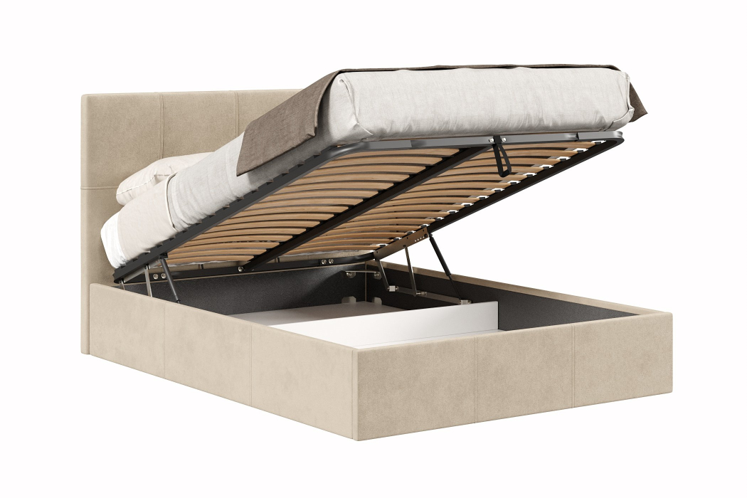 Мягкая кровать, Кровать Марсель 1200 с подъёмным механизмом