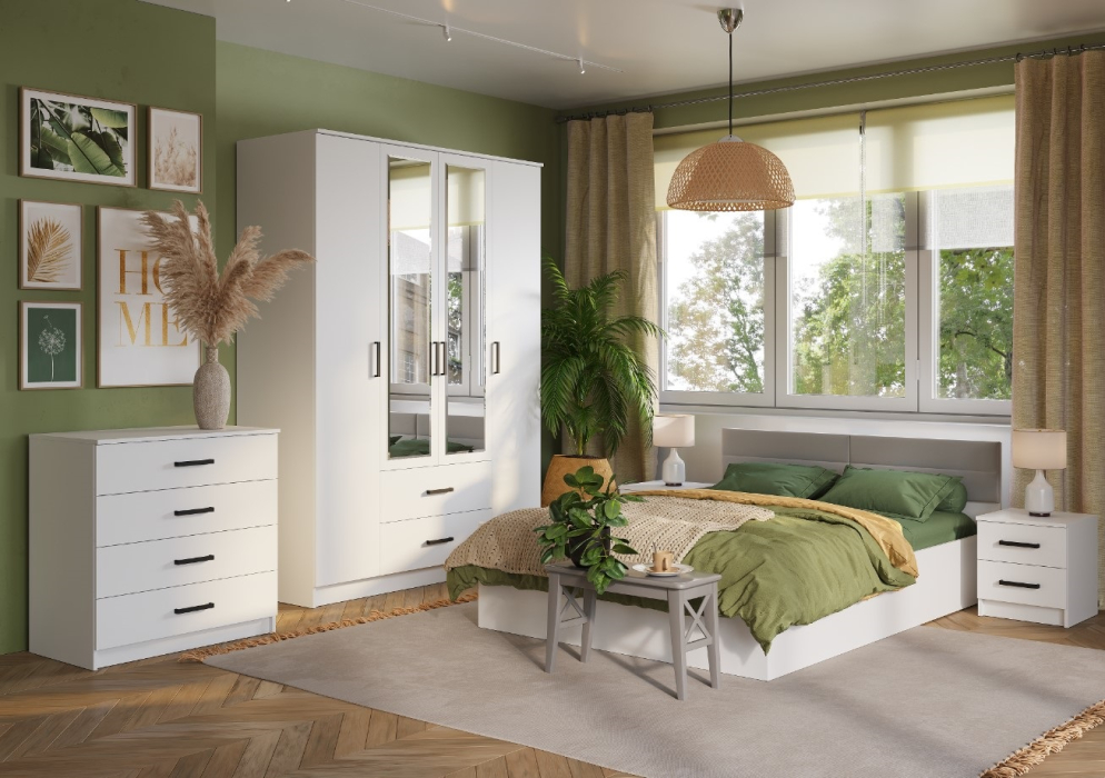 В спальню, Шкаф 4-х створчатый Фьюжн ШК-14