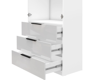 Шкаф 2-х дверный с ящиками 90 см Люкс