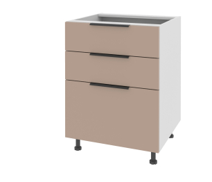 Тумба напольная с 3-мя ящиками 60 х 82 см Фиджи