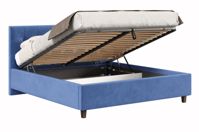 Кровать Турин 1800 с подъёмным механизмом, велюр