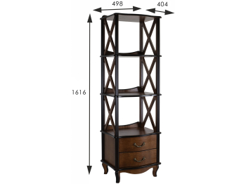Этажерка Мебелик Джульетта-3