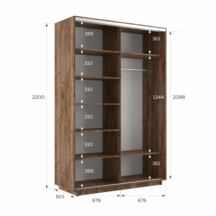 Шкафы-купе 2-х дверные, Шкаф-купе Экспресс 2-х дверный Фотопечать Калейдоскоп Стекла 140х60х220