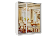 Шкафы-купе 3-х дверные, Шкаф-купе Премьер Лайт 32 (11;11;11) трехдверный