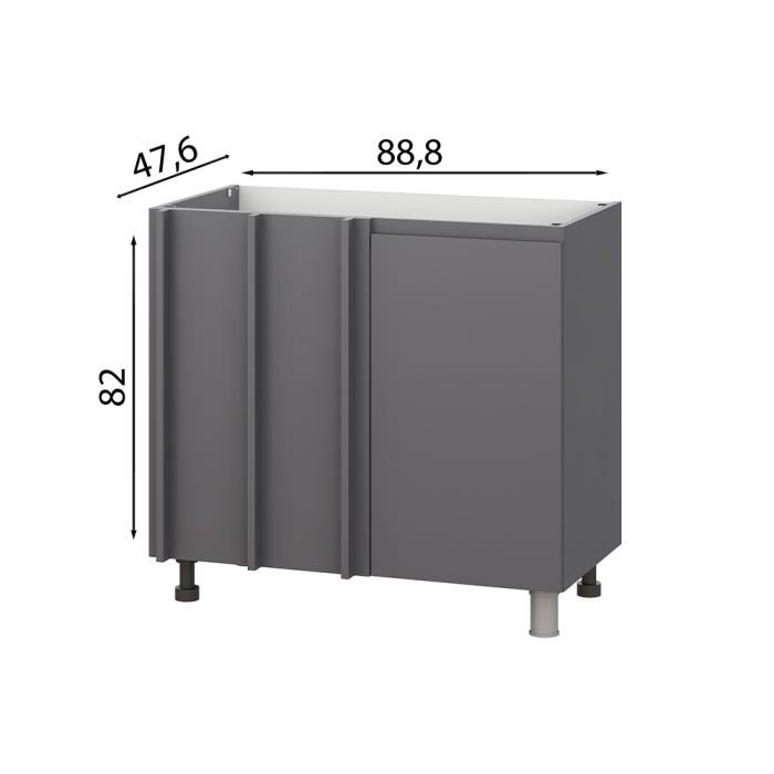 Напольные, Стол угловой Денвер С 1000у