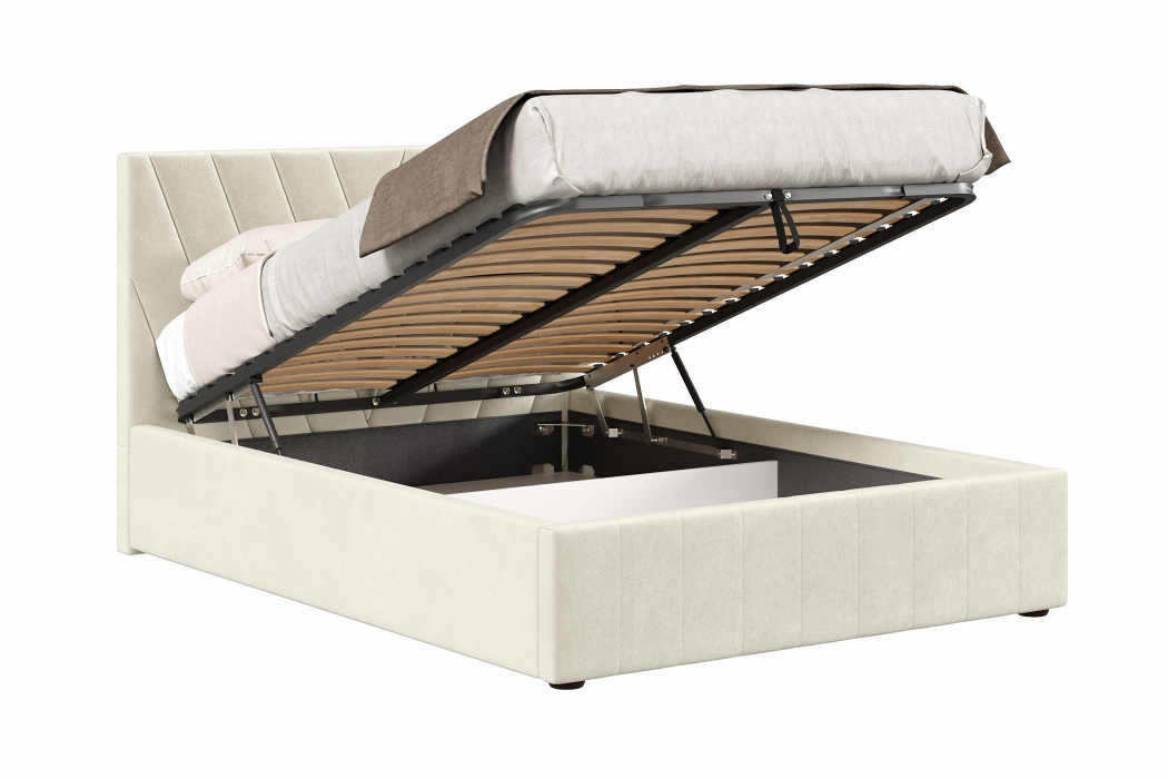 Мягкая кровать, Кровать Палермо 1200 с подъёмным механизмом, велюр